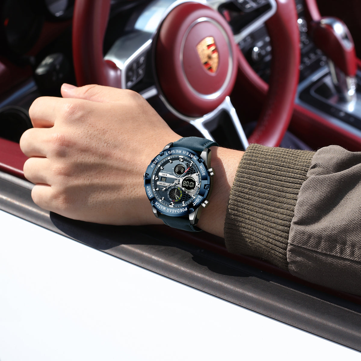 Poedagar Chrono E125 Leather