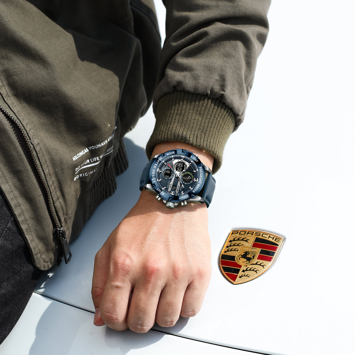 Poedagar Chrono E125 Leather