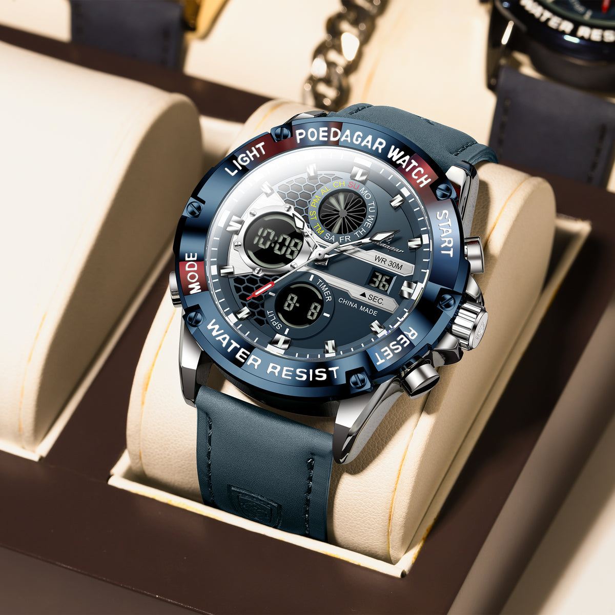 Poedagar Chrono E125 Leather