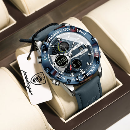 Poedagar Chrono E125 Leather