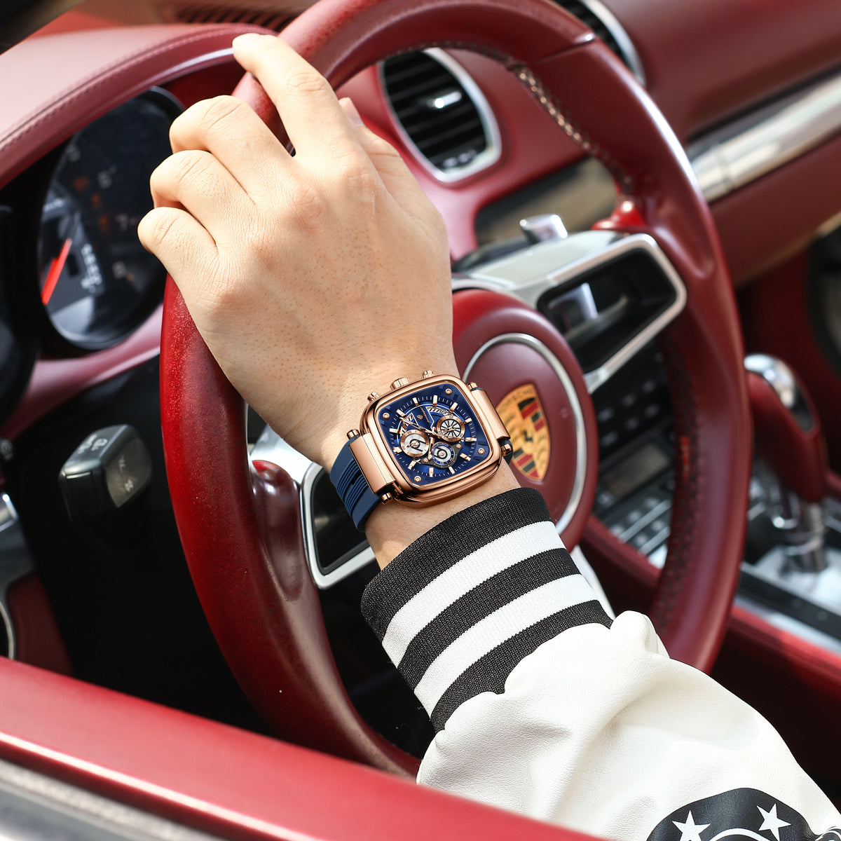 Poedagar Chrono 849 Silicone