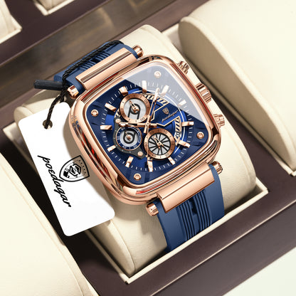 Poedagar Chrono 849 Silicone