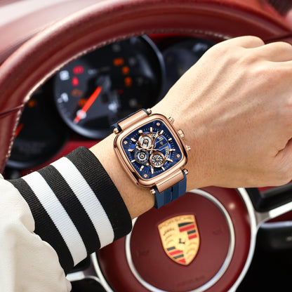 Poedagar Chrono 849 Silicone