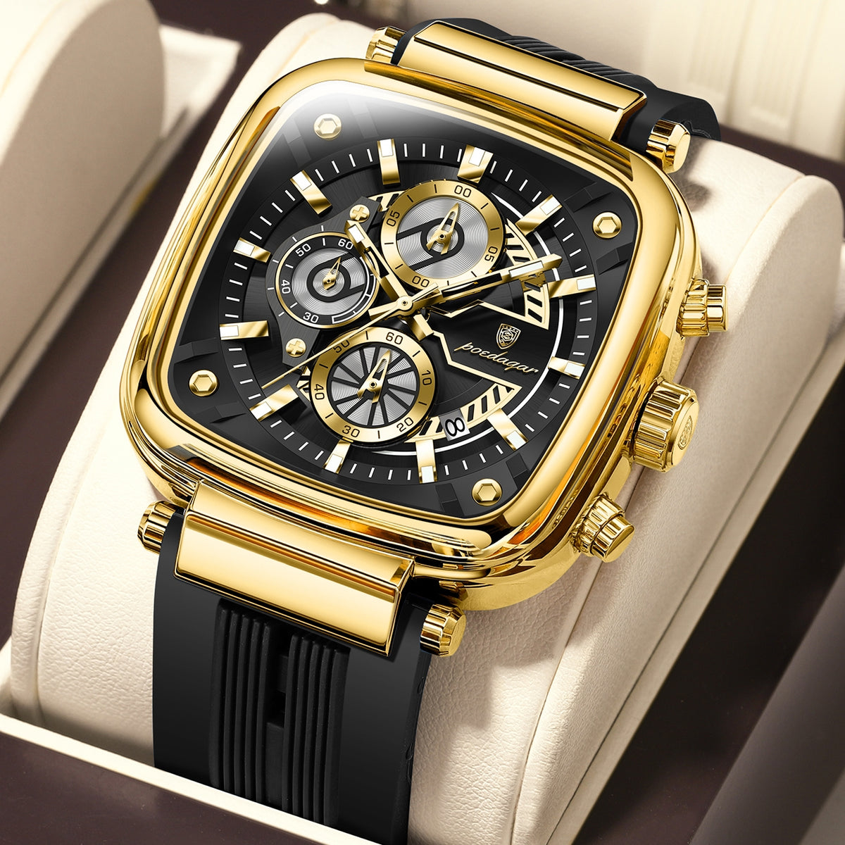 Poedagar Chrono 849 Silicone
