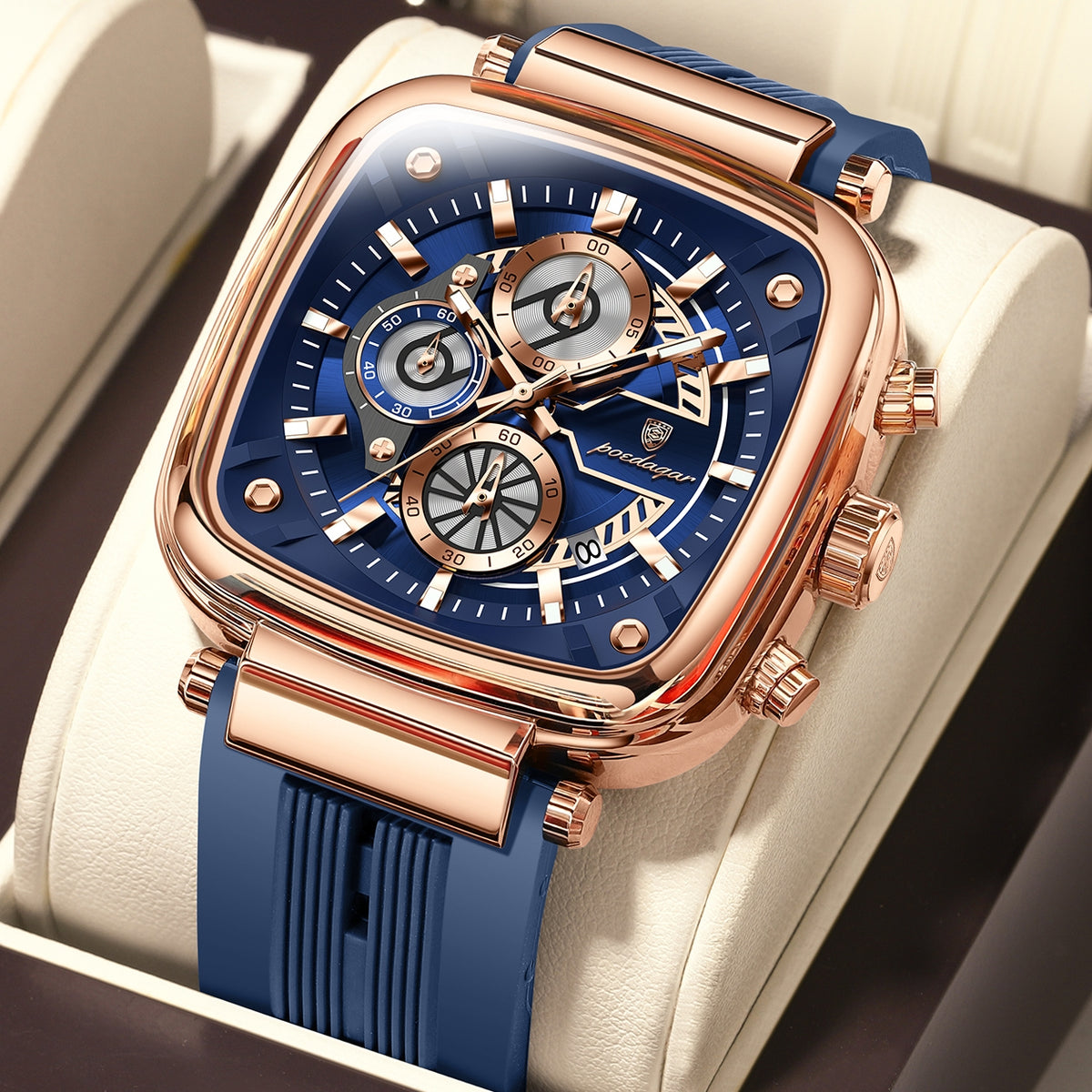 Poedagar Chrono 849 Silicone