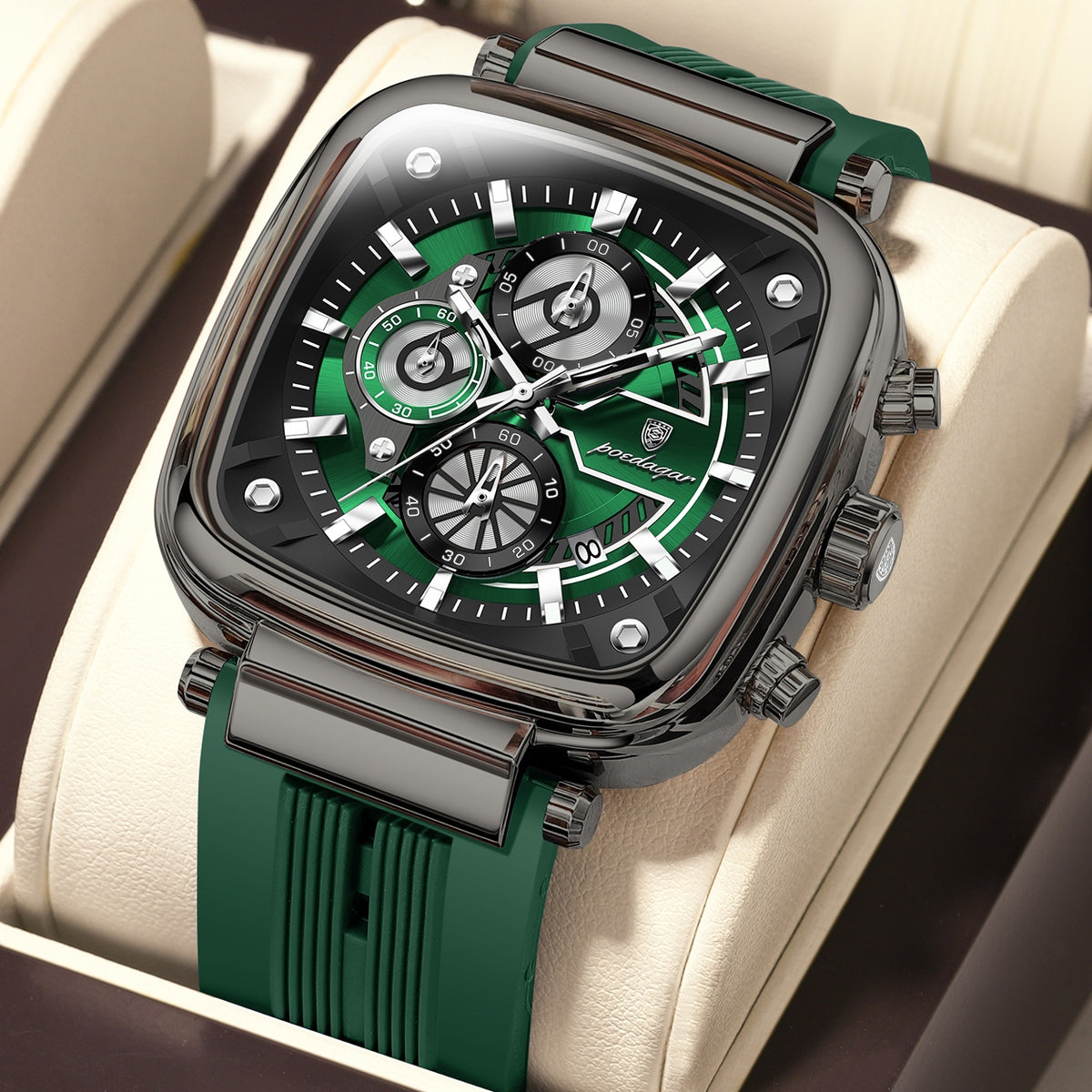 Poedagar Chrono 849 Silicone