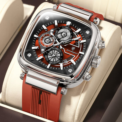 Poedagar Chrono 849 Silicone