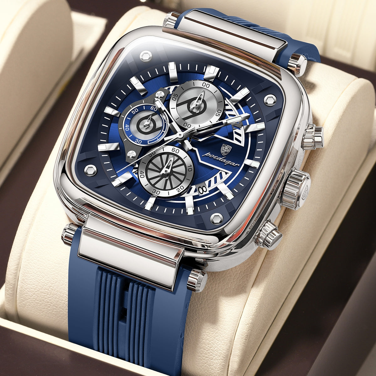 Poedagar Chrono 849 Silicone