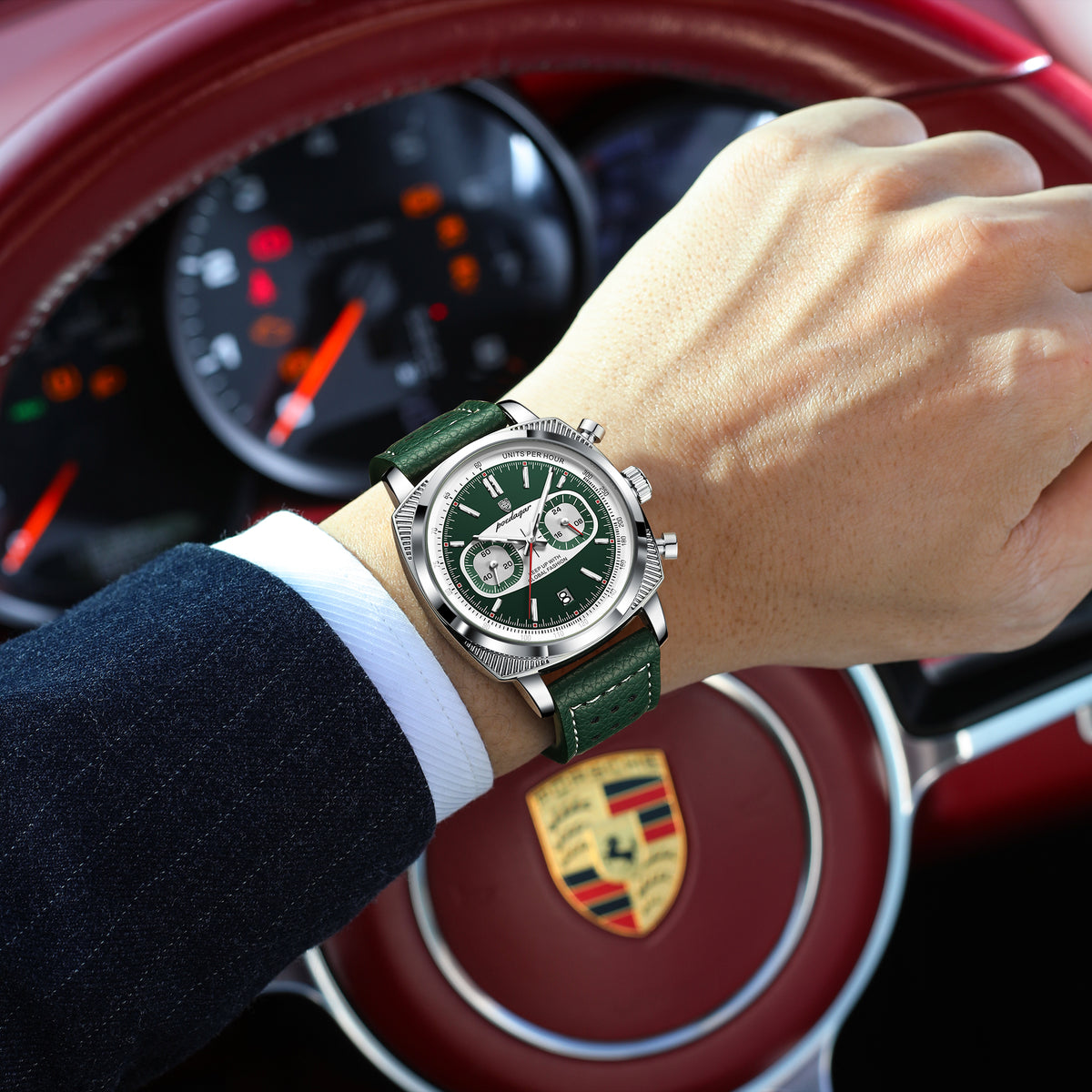 Poedagar Chrono 838 Leather