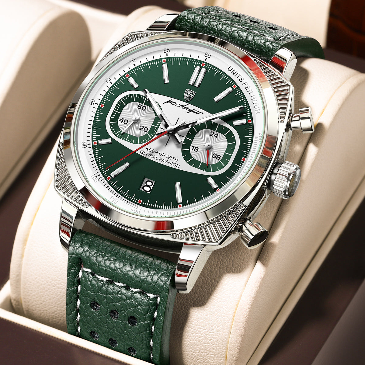 Poedagar Chrono 838 Leather