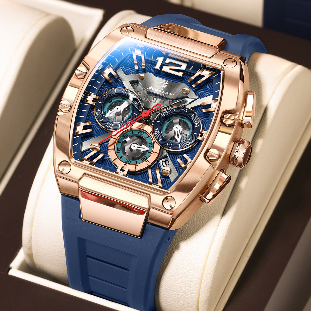Poedagar Chrono 9051 Silicone