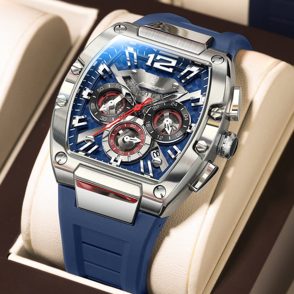 Poedagar Chrono 9051 Silicone