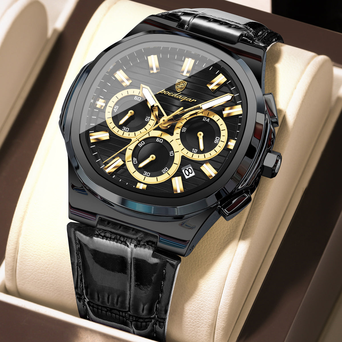 Poedagar Chrono 834 Leather