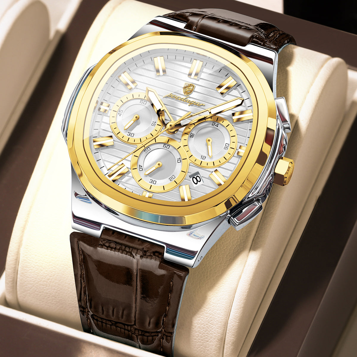 Poedagar Chrono 834 Leather