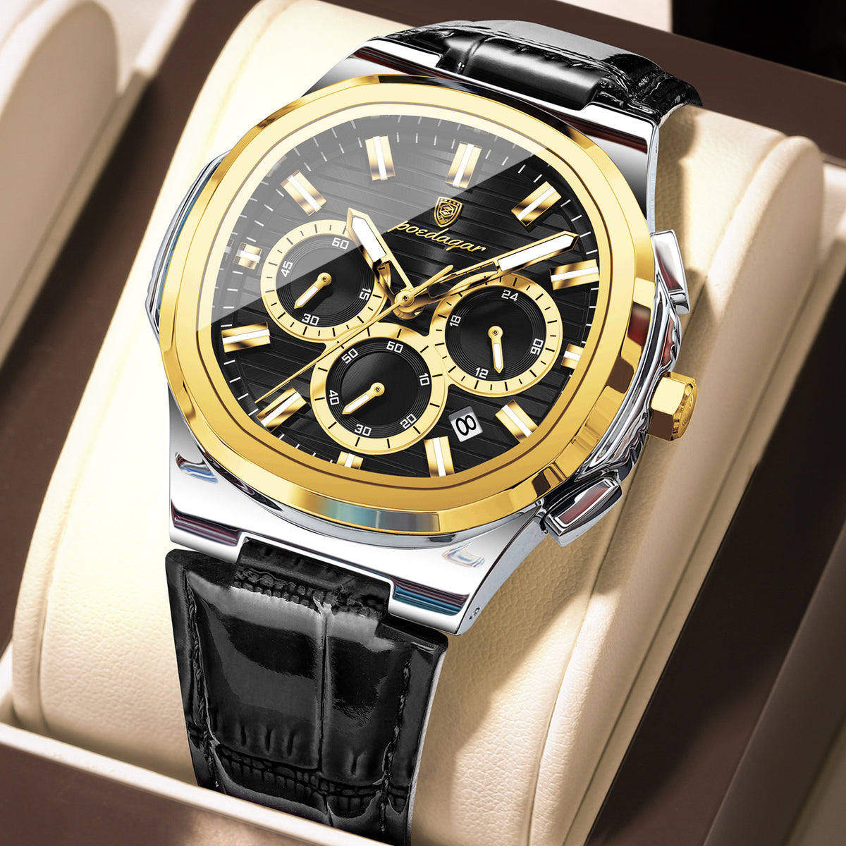 Poedagar Chrono 834 Leather