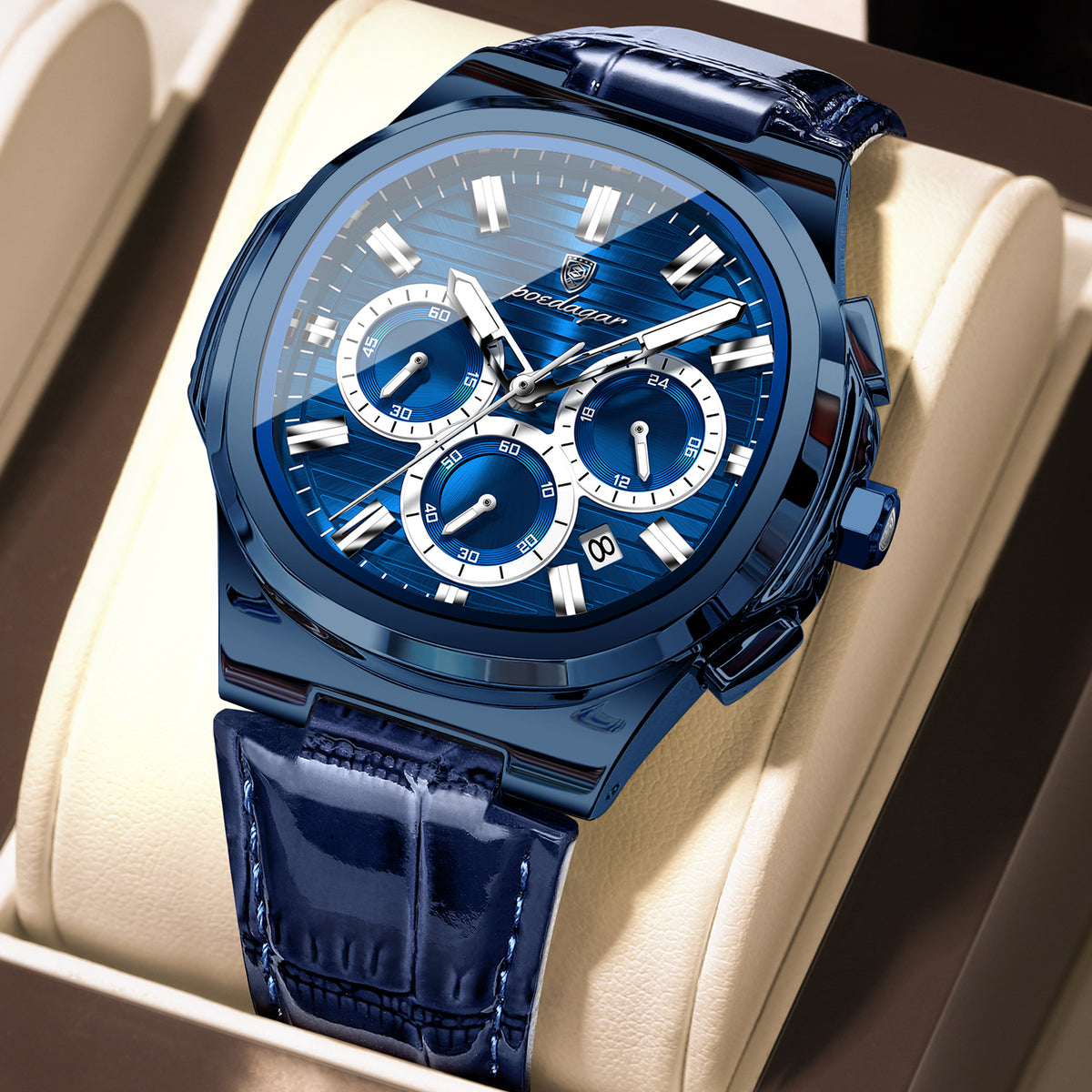 Poedagar Chrono 834 Leather