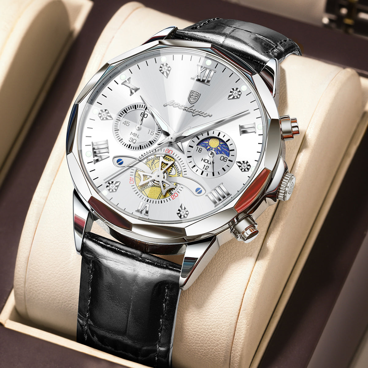 Poedagar Chrono 938 Leather