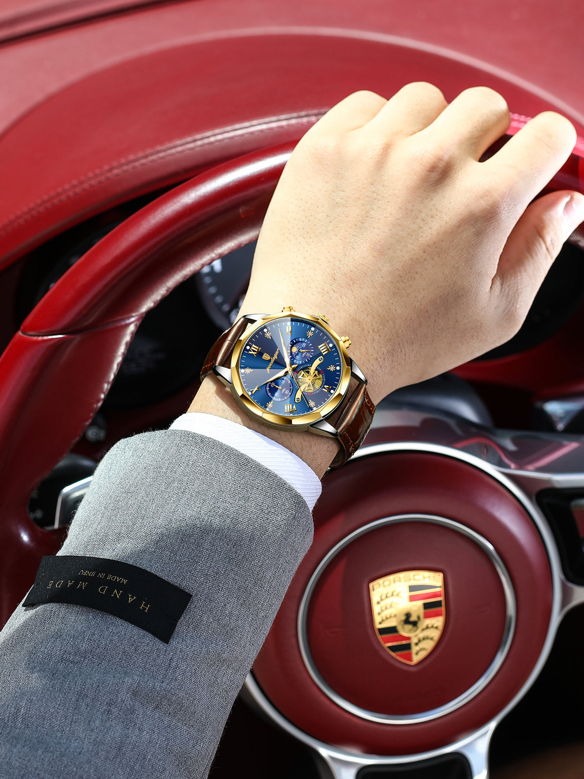 Poedagar Chrono 938 Leather