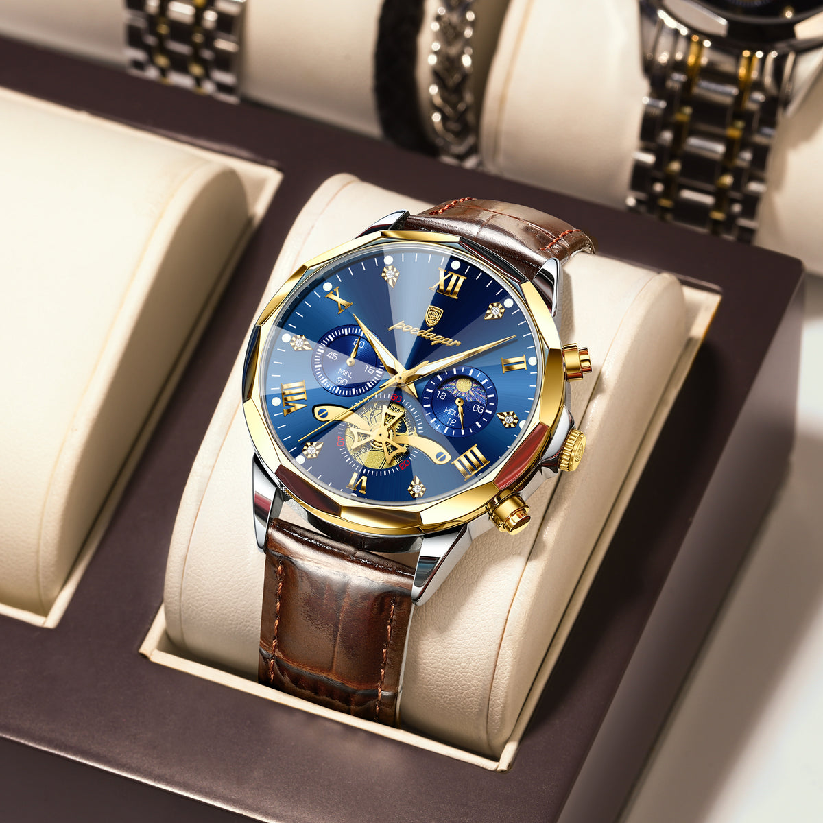 Poedagar Chrono 938 Leather