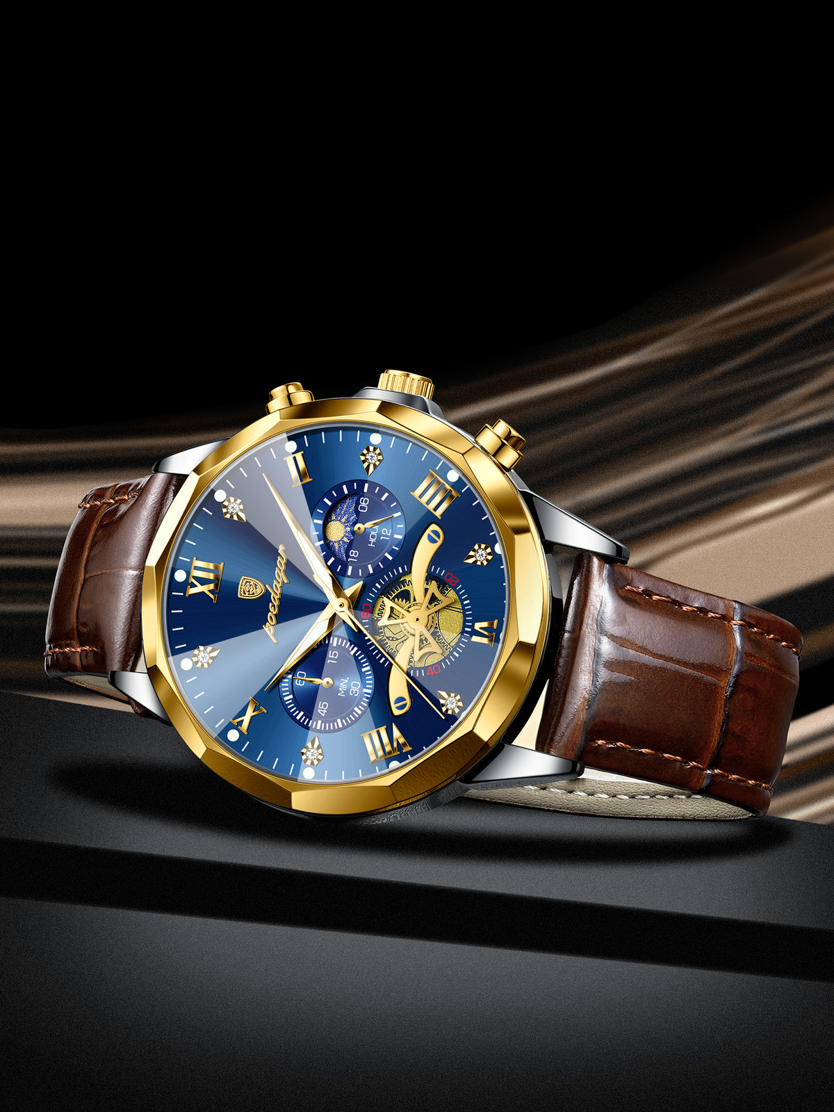 Poedagar Chrono 938 Leather