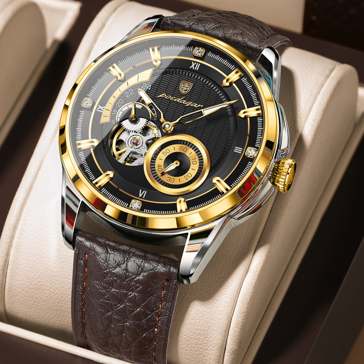 Poedagar Automatic 1427 Leather
