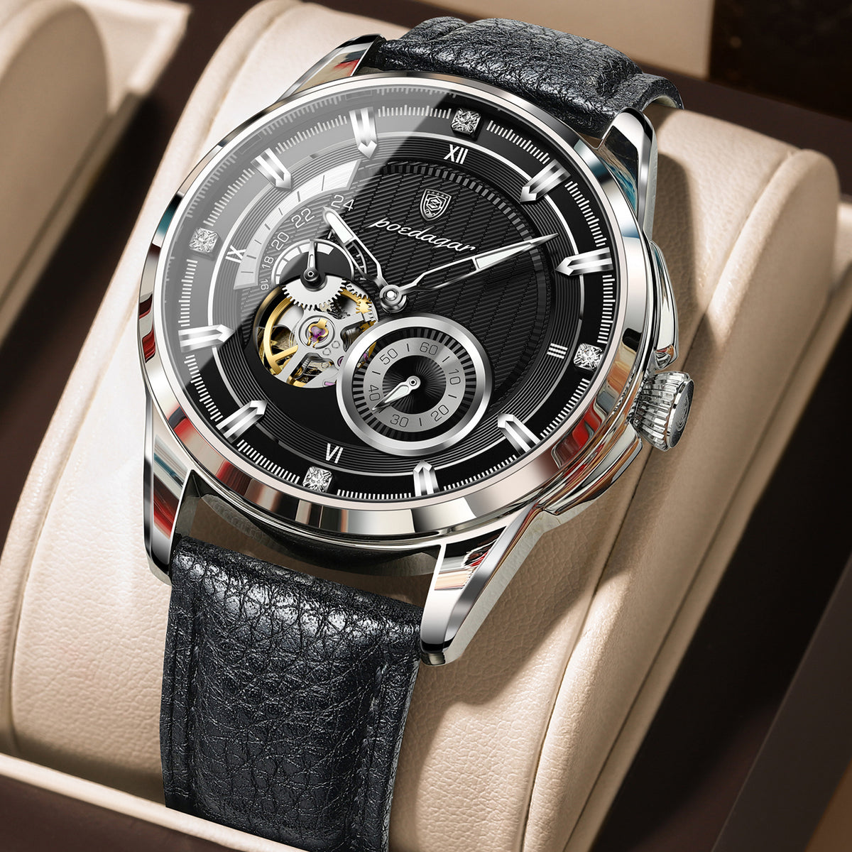 Poedagar Automatic 1427 Leather