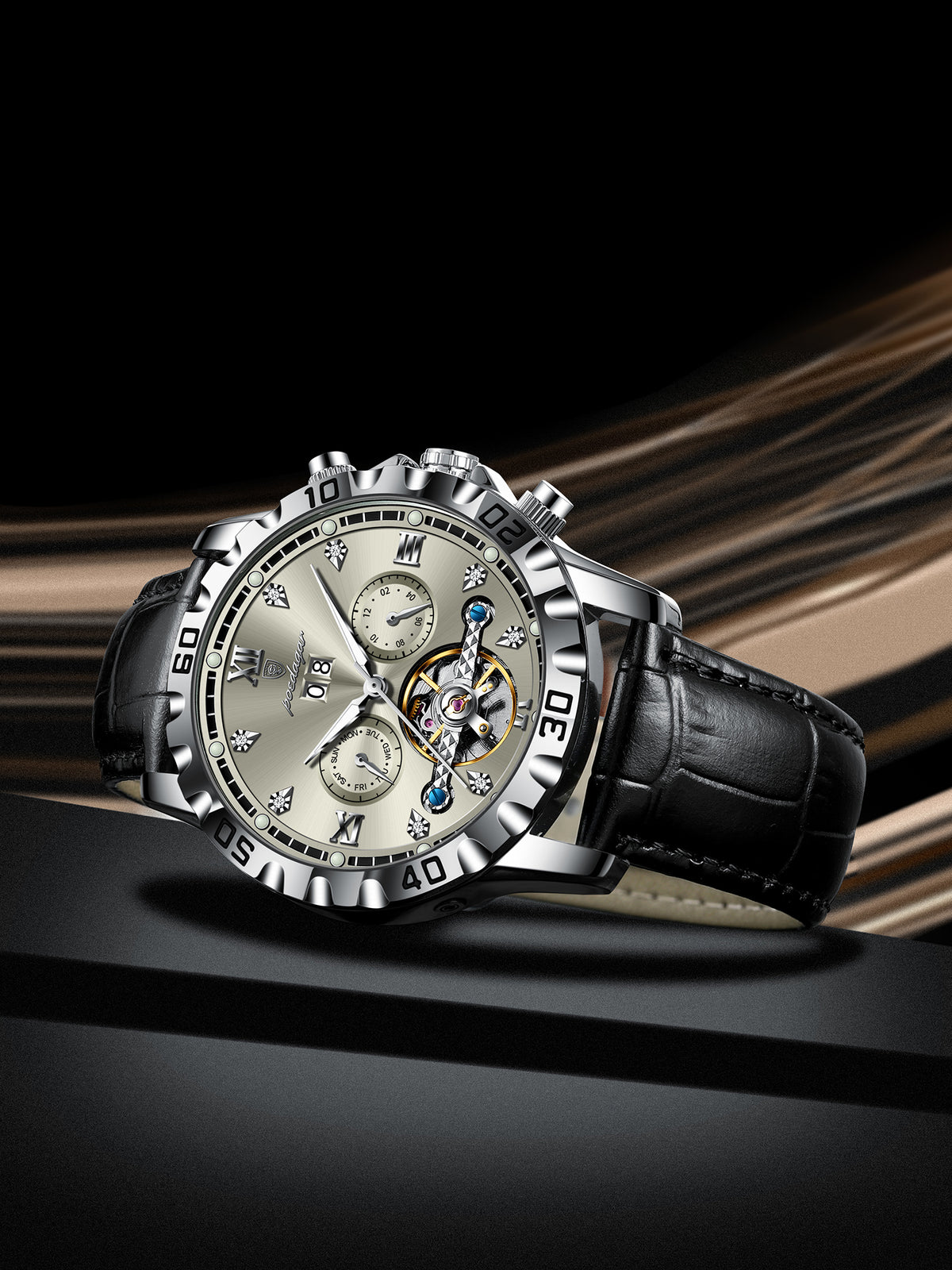 Poedagar Automatic 1418 Leather