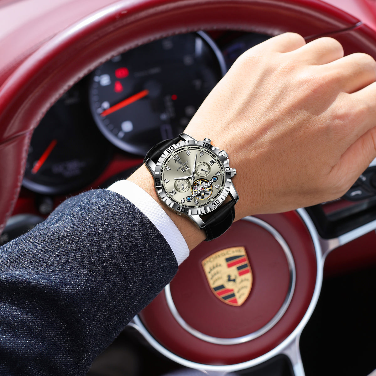 Poedagar Automatic 1418 Leather