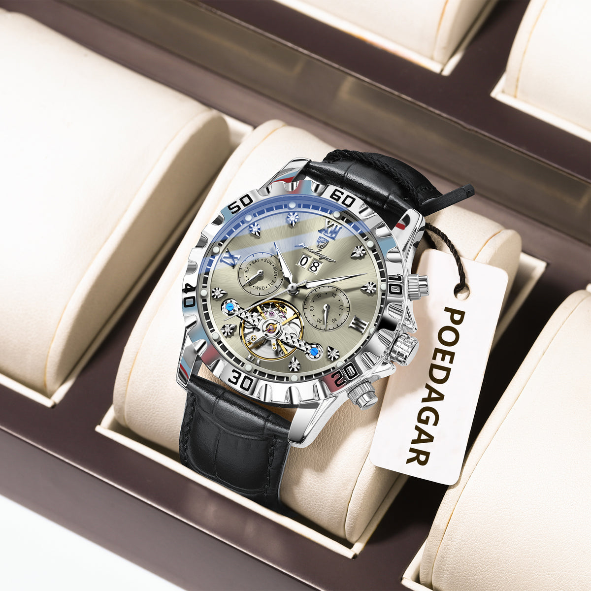 Poedagar Automatic 1418 Leather