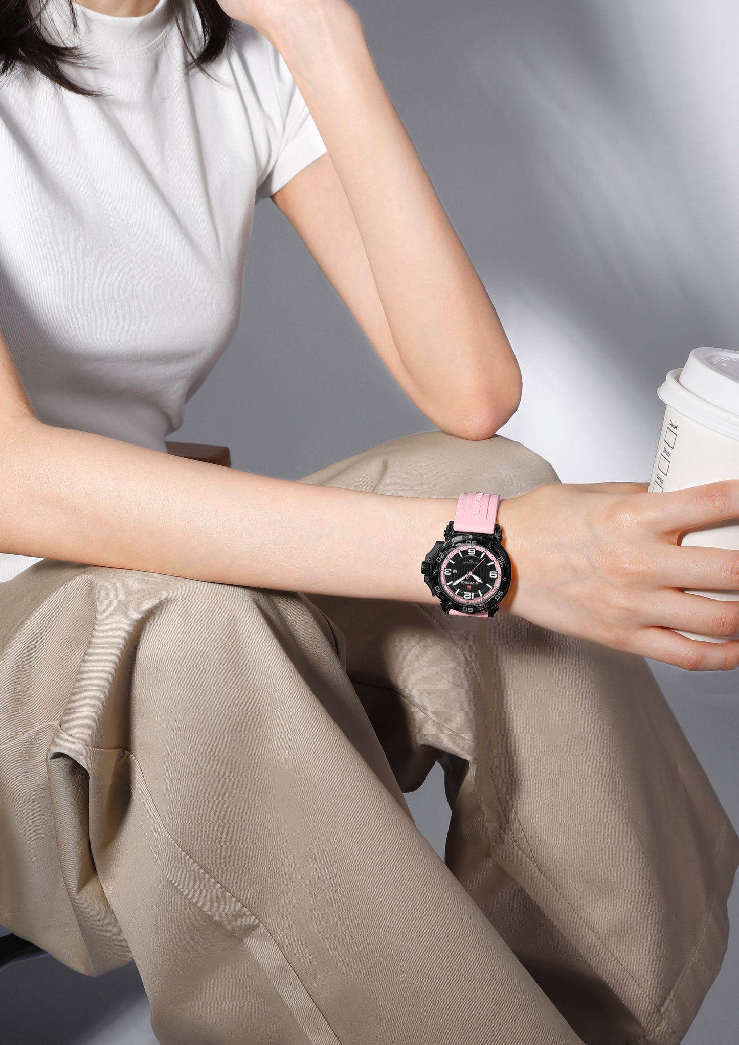 Naviforce Woman Silicone 7125