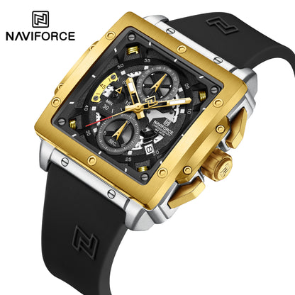 Naviforce Men Silicone Chrono 8064