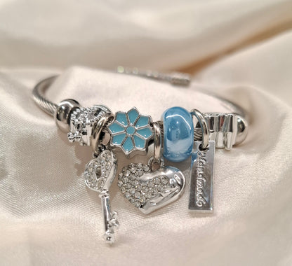 Charm Bangle Bracelet