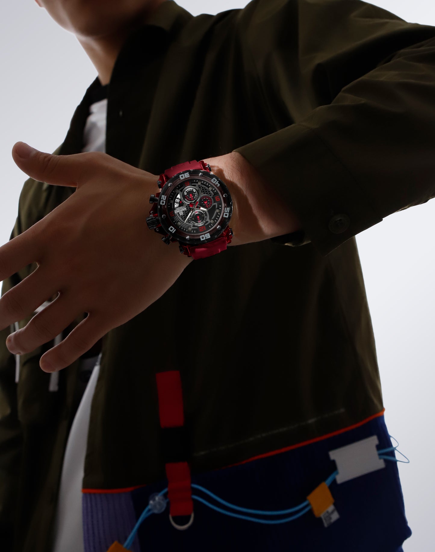 Naviforce Men Silicone Chrono 7123