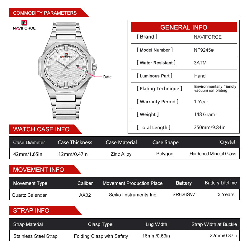 Naviforce Men 9245