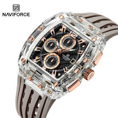 Naviforce Men Silicone Chrono 7105