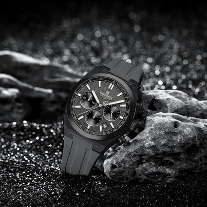 Naviforce Men Silicone Chrono 8080