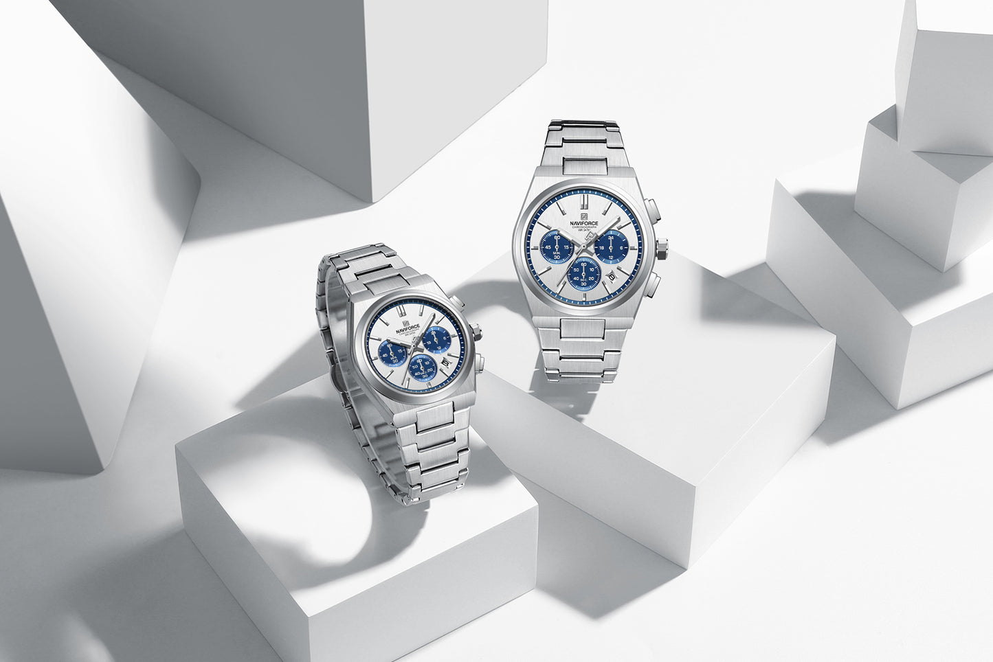 Naviforce Couple Chrono 8048