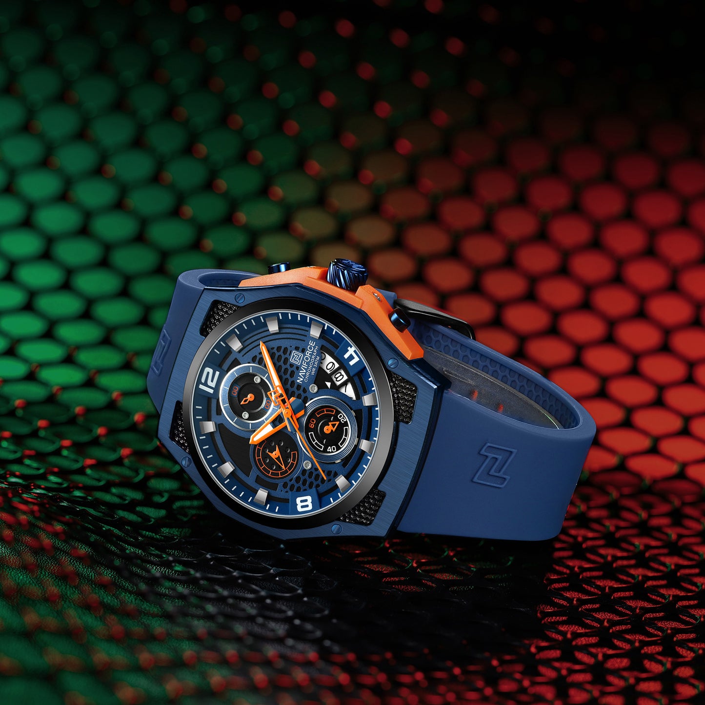 Naviforce Men Silicone Chrono 8051