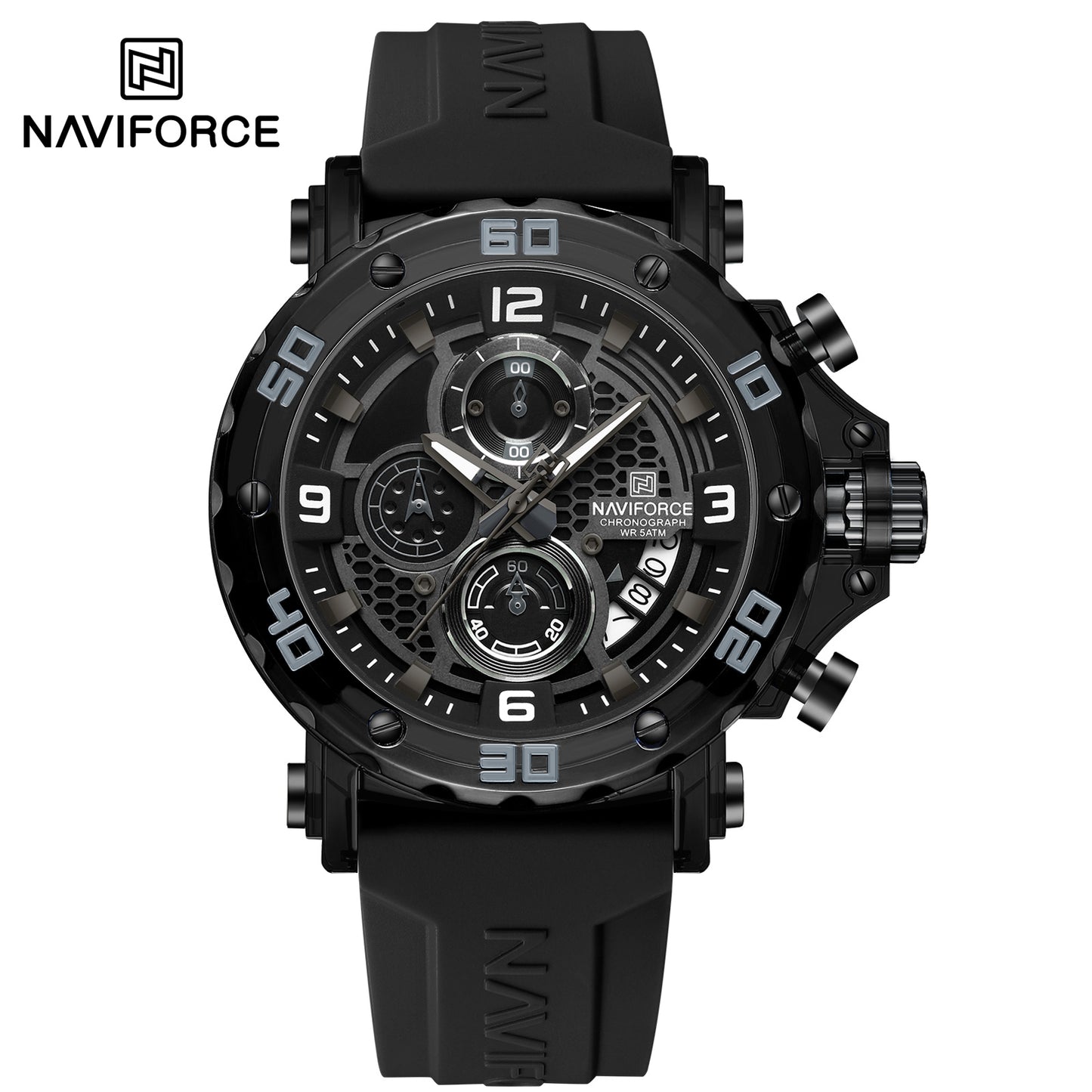 Naviforce Men Silicone Chrono 7123
