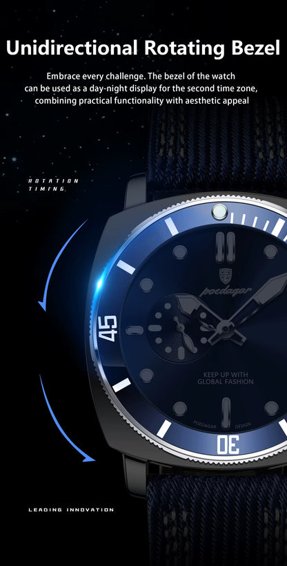 Poedagar Chrono Leather 873