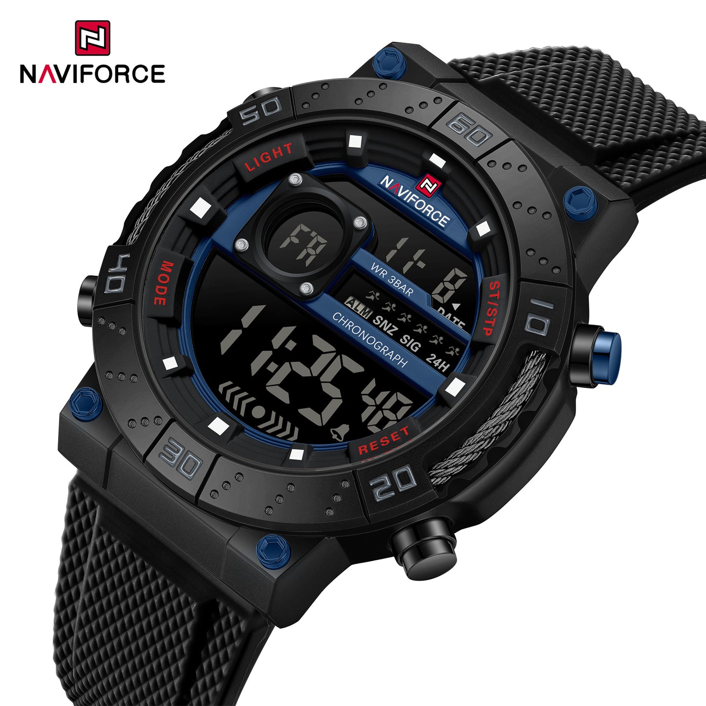 Naviforce Men Silicone 9241