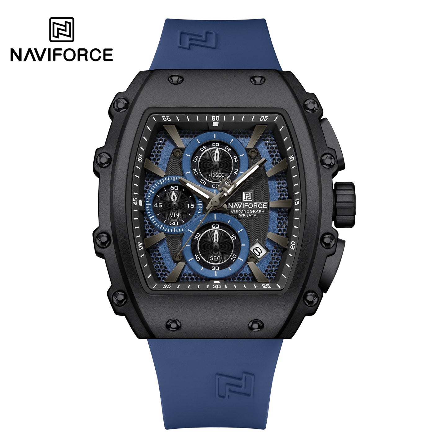 Naviforce Men Silicone Chrono 8070
