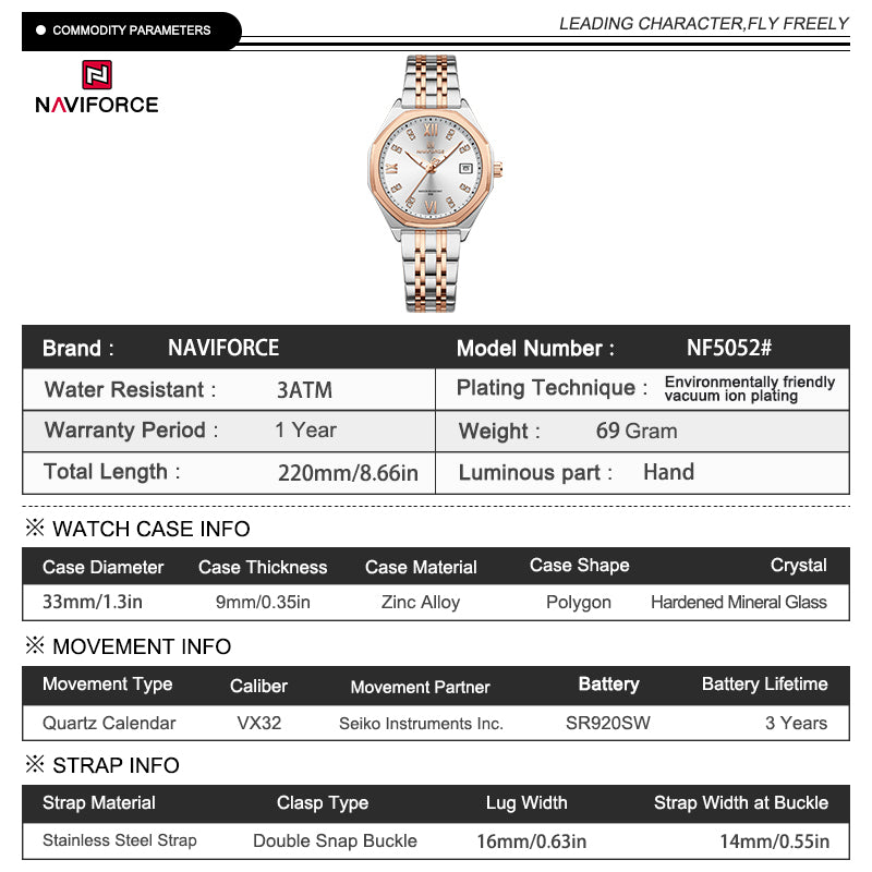 Naviforce Woman 5052