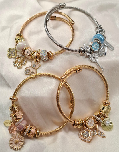 Charm Bangle Bracelet