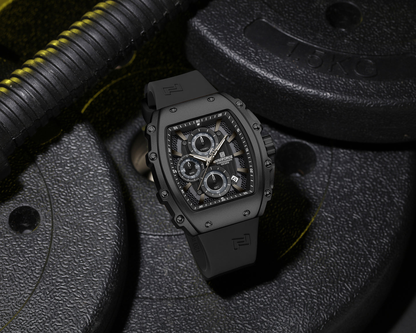 Naviforce Men Silicone Chrono 8070