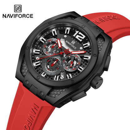 Naviforce Men Silicone Chrono 8063