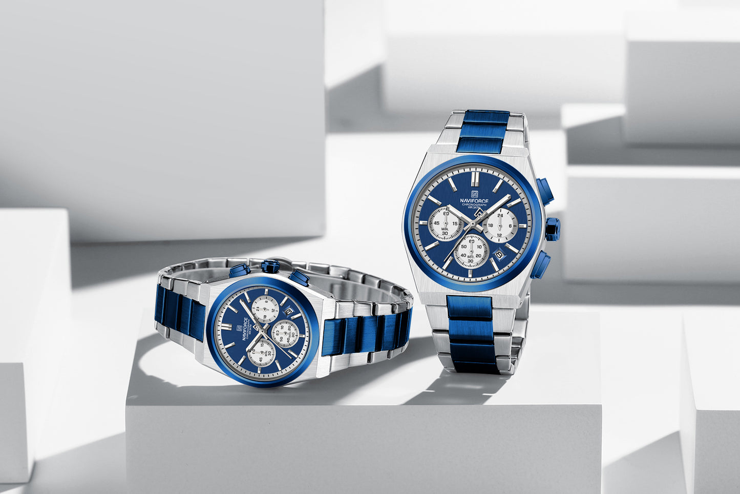 Naviforce Couple Chrono 8048