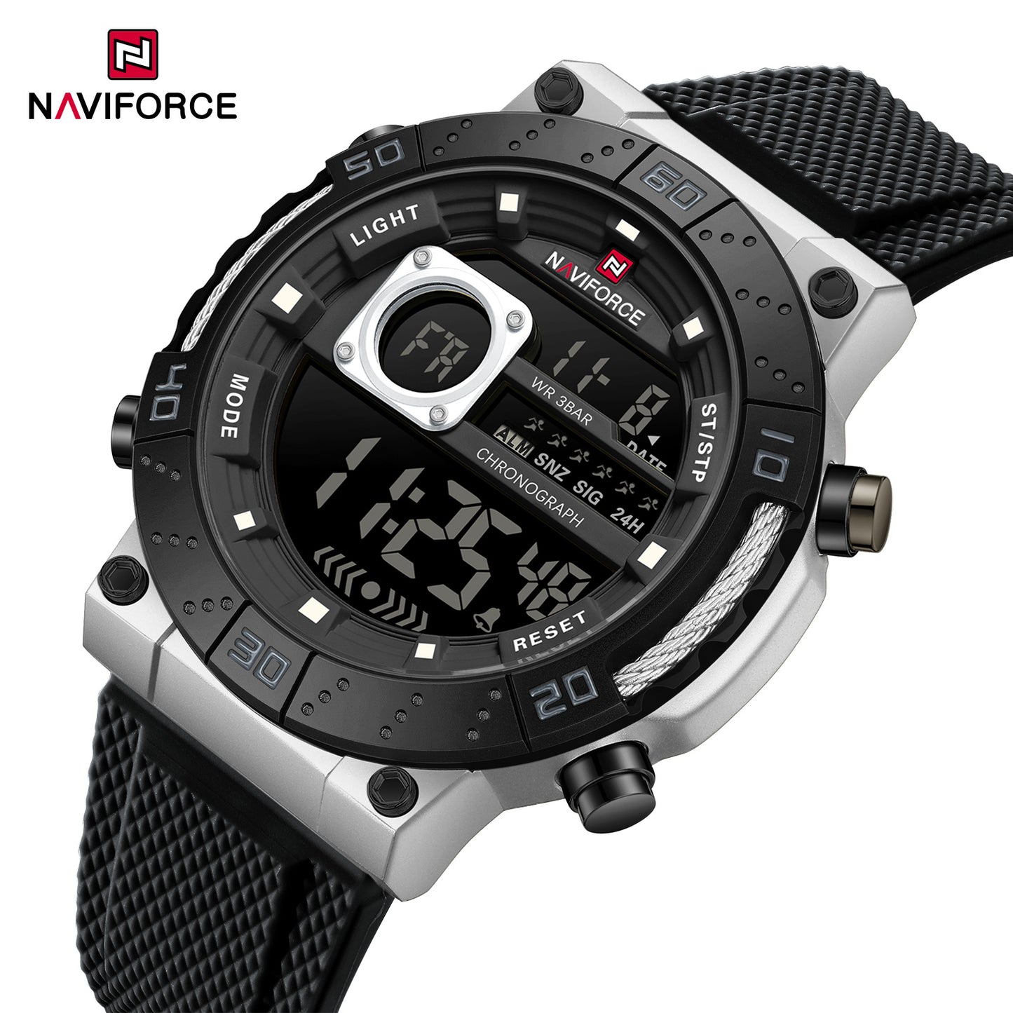 Naviforce Men Silicone 9241
