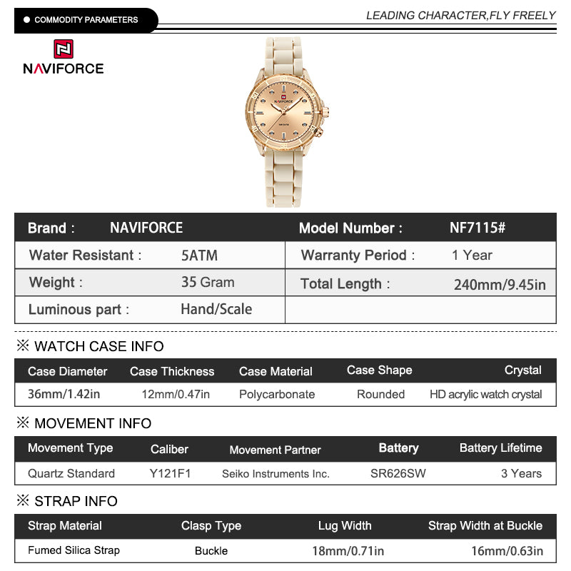 Naviforce Woman 7115