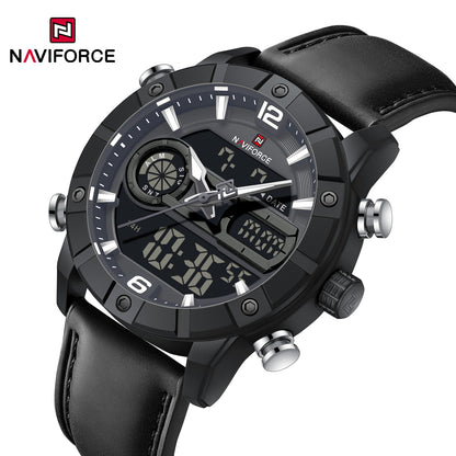 Naviforce Men Leather Double 9263